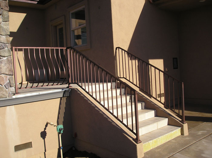 Wrought Iron Stair Railings Malibu